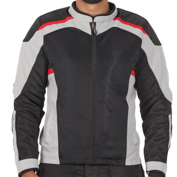 Sedici Federico 2 Mesh Jacket Black/Silver | XL - Biker Motorcycle Riding - Picture 4 of 4